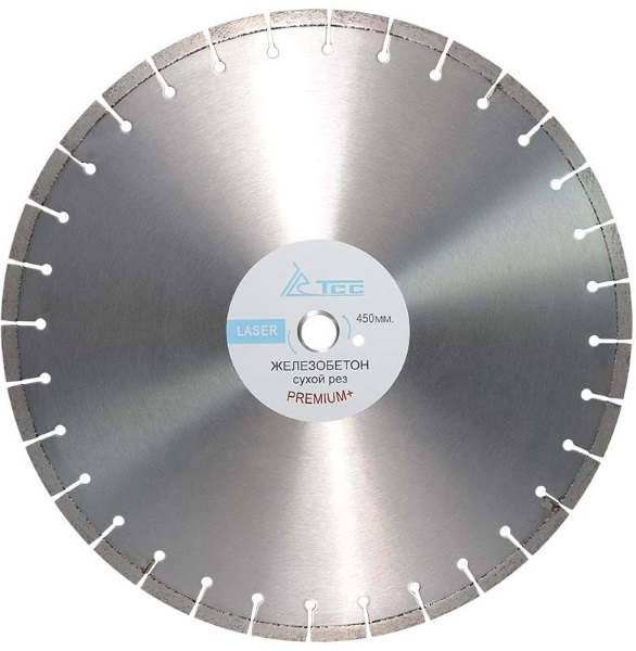Алмазный диск ТСС-450 Премиум, по железобетону